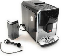 Melitta Caffeo Barista T Smart F831-101 Kaffeevollautomat, Smartphone-Steuerung, Silber -Melitta 065cd91213bb829967711356bfd5c35b