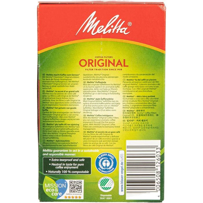 Melitta Filtertüten Original 100, Braun, 40 Stück – Bild 4