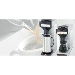 Melitta Kaffeemaschine M 170 MT, 20347, Für Thermoskanne, 14 Tassen, Silber-schwarz -Melitta 0c658a6ef58b978b2fd38f53be9b8bd5d44c9f2c kaffeemaschine melitta m 170 mt 20347
