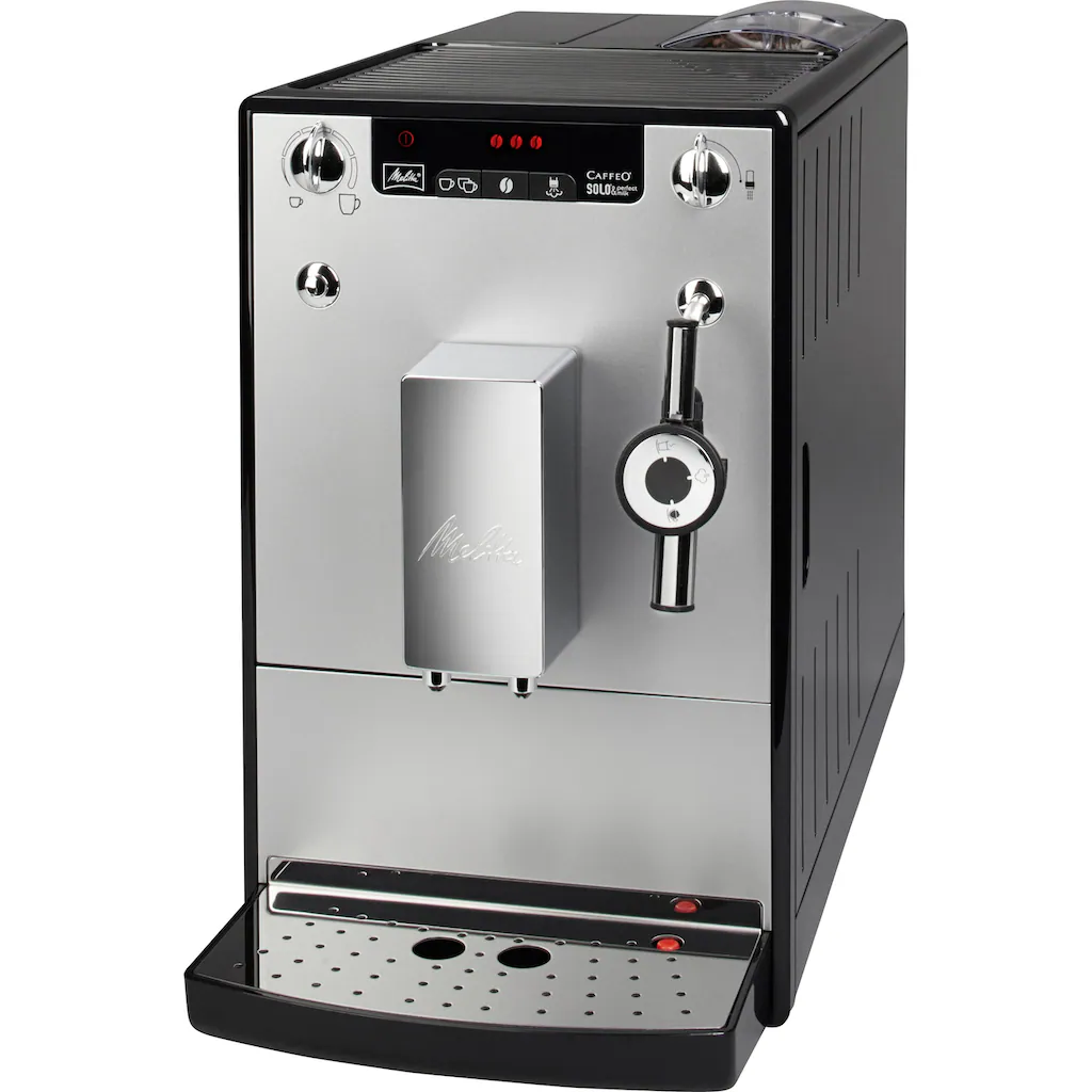 Melitta Kaffeevollautomat »Solo® & Perfect Milk E957-203, Silber/schwarz«, Café Crème&Espresso Per One Touch, Milchsch&heiße Milch Per Drehregler 4 Melitta Kaffeevollautomat »Solo® & Perfect Milk E957-203, Silber/schwarz«, Café Crème&Espresso Per One Touch, Milchsch&heiße Milch Per Drehregler – Bild 2