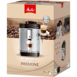 Melitta Kaffeevollautomat »Passione® One Touch F53/1-101, Silber«, Tassengenau Frisch Gemahlen, Service-Taste Für Entkalkung & Reinigung -Melitta 0f7c5e6e161cb6f01f6972a765e894f9