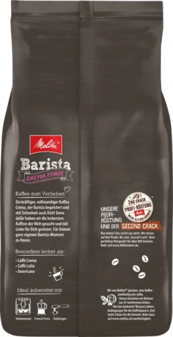 MELITTA Ganze Kaffeebohnen Barista Crema Forte 1100 G Kräftig Und Vollmundig -Melitta 17d6a0484c4d243f8a6207930bfa5da1
