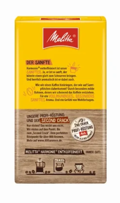 MELITTA Filterkaffee Harmonie Entkoffeiniert Gemahlener Röstkaffee 12x500g Sanft -Melitta 19c9150f6894da0b5b1188ca97751391