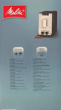 Melitta EspressoLine E950-213 Kaffeevollautomat, Silber/Schwarz -Melitta 1bbd6c61838d4511a27437701fa847de