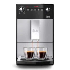 Melitta Kaffeevollautomat »Purista® F230-101, Silber/schwarz«, Lieblingskaffee-Funktion, Kompakt & Extra Leise -Melitta 20a55e627e4966ebc754626218db6f2c