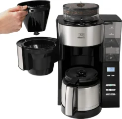 Melitta Aroma Fresh Therm - Kaffeemaschine - Edelstahl/schwarz -Melitta 27180a59d367fc4fd060dec69466aaaa