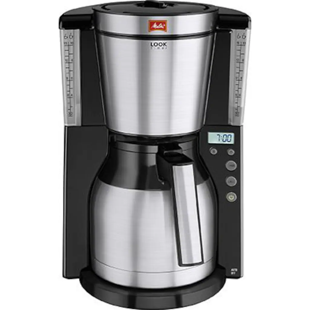 Melitta Filterkaffeemaschine »Look® Therm Timer 1011-16«, 1,25 L Kaffeekanne, Papierfilter, 1x4, Mit Thermkanne Und Timerfunktion 3 Melitta Filterkaffeemaschine »Look® Therm Timer 1011-16«, 1,25 L Kaffeekanne, Papierfilter, 1x4, Mit Thermkanne Und Timerfunktion