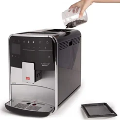 Melitta Caffeo Barista T Smart F831-101 Kaffeevollautomat, Smartphone-Steuerung, Silber -Melitta 3120b8163848134a914d8e25a5df9bc3
