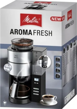 MELITTA 1021-02 Aroma Fresh Kaffeeautomat Mit Timer Und Mahlwerk Schwarz, Farbe:Schwarz -Melitta 3e1effda3e3858d830fb2ba40eca1a75