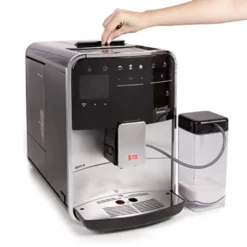 Melitta Caffeo Barista T Smart F831-101 Kaffeevollautomat, Smartphone-Steuerung, Silber -Melitta 41cf32a1ade533ef2487e2ce466986a7