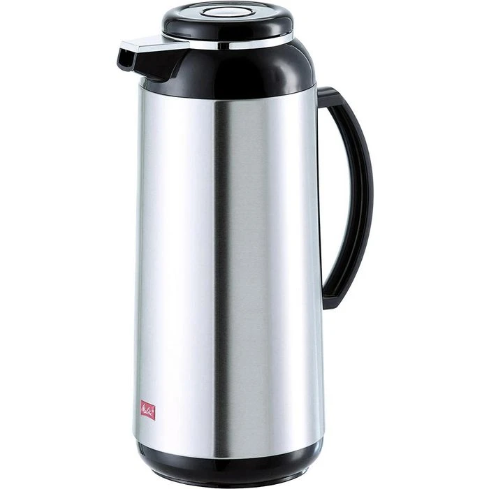 Melitta Thermoskanne 33614, Mit Edelstahlkolben, Isolierkanne, Silber, Edelstahl, 2,2 Liter 3 Melitta Thermoskanne 33614, Mit Edelstahlkolben, Isolierkanne, Silber, Edelstahl, 2,2 Liter