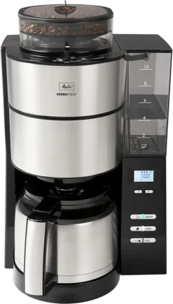 Melitta Aroma Fresh Therm - Kaffeemaschine - Edelstahl/schwarz -Melitta 42d449771ddca3e0732354d116600c9d