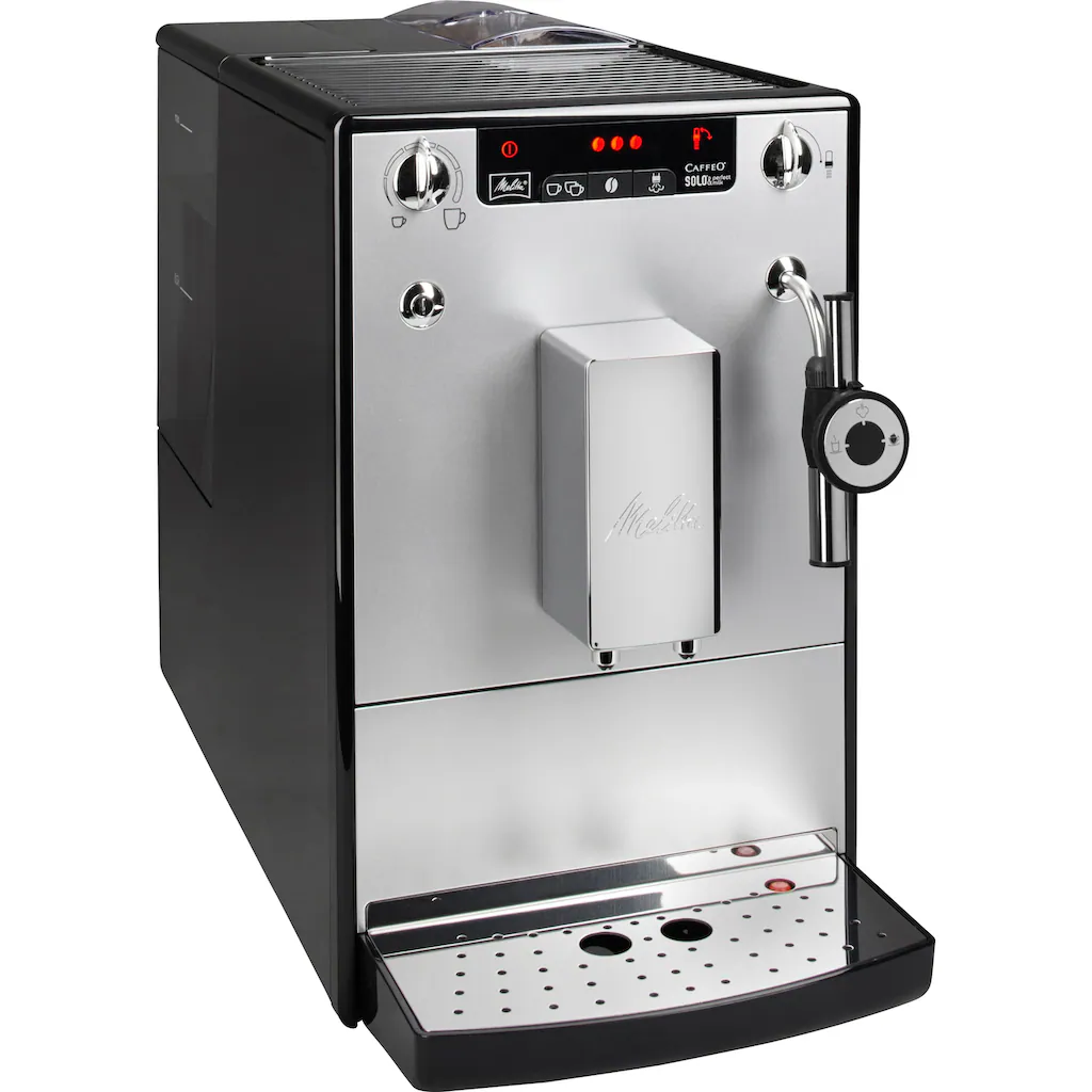 Melitta Kaffeevollautomat »Solo® & Perfect Milk E957-203, Silber/schwarz«, Café Crème&Espresso Per One Touch, Milchsch&heiße Milch Per Drehregler 3 Melitta Kaffeevollautomat »Solo® & Perfect Milk E957-203, Silber/schwarz«, Café Crème&Espresso Per One Touch, Milchsch&heiße Milch Per Drehregler
