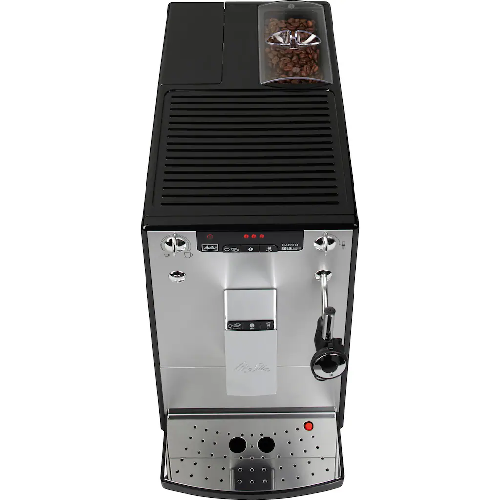 Melitta Kaffeevollautomat »Solo® & Perfect Milk E957-203, Silber/schwarz«, Café Crème&Espresso Per One Touch, Milchsch&heiße Milch Per Drehregler 6 Melitta Kaffeevollautomat »Solo® & Perfect Milk E957-203, Silber/schwarz«, Café Crème&Espresso Per One Touch, Milchsch&heiße Milch Per Drehregler – Bild 4