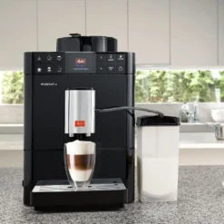 Melitta F53/1-102 Caffeo Passione OT Vollautomatische Espressomaschine, Schwarz -Melitta 558d20e96b2d5410b20190f8b05bc48f