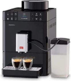 Melitta F53/1-102 Caffeo Passione OT Vollautomatische Espressomaschine, Schwarz -Melitta 6583ca575488f253f8572440a4152595