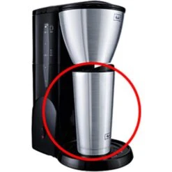 Melitta Kaffeemaschine Single 5, M 728 Bk SST, Kunststoff, Für 5 Tassen, Schwarz / Edelstahl -Melitta 793e6fbb54b820fb0e45f6df05df4de2fb70f691 kaffeemaschine melitta single 5 m 728 bk sst