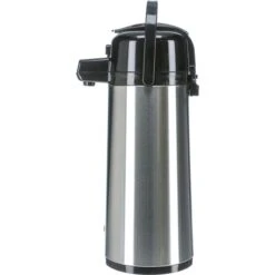 Melitta Thermoskanne 16718, Mit Glaskolben, Isolierkanne / Pumpkanne, Silber, Edelstahl, 2,2 L -Melitta 7de79ee5748c4dee2fcc4cab8c34a2250fcf1328 thermoskanne melitta 16718 mit glaskolben