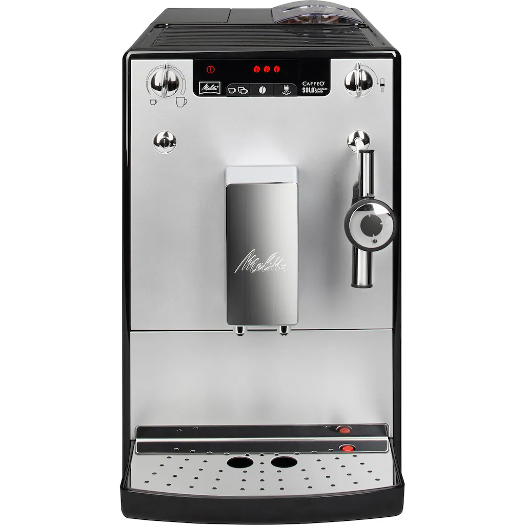 Melitta Kaffeevollautomat »Solo® & Perfect Milk E957-203, Silber/schwarz«, Café Crème&Espresso Per One Touch, Milchsch&heiße Milch Per Drehregler 5 Melitta Kaffeevollautomat »Solo® & Perfect Milk E957-203, Silber/schwarz«, Café Crème&Espresso Per One Touch, Milchsch&heiße Milch Per Drehregler – Bild 3