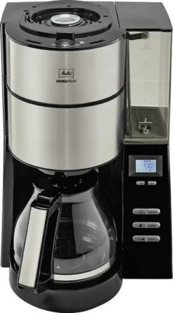 MELITTA 1021-02 Aroma Fresh Kaffeeautomat Mit Timer Und Mahlwerk Schwarz, Farbe:Schwarz -Melitta 8b6763891a6f86d6ebb13b7702aea30e