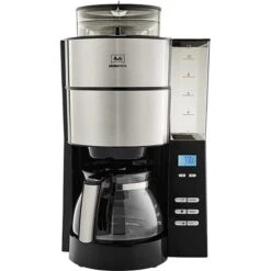 Melitta AromaFresh 1021-01, Kaffeemaschine Mit Mahlwerk, Glaskanne, Schwarz, Für 10 Tassen -Melitta 9578fd0bbe78016273e104558cd3e069c3db1370 kaffeemaschine melitta 1021 01 aromafresh
