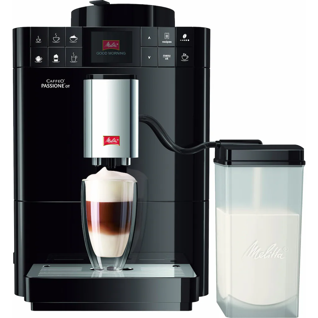 Melitta Kaffeevollautomat »Passione® One Touch F53/1-102, Schwarz«, One Touch Funktion, Tassengenau Frisch Gemahlene Bohnen 6 Melitta Kaffeevollautomat »Passione® One Touch F53/1-102, Schwarz«, One Touch Funktion, Tassengenau Frisch Gemahlene Bohnen – Bild 4