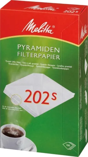 Melitta Prof. Coffee Pyramidenfilterpapier Pa SF 202 S (VE100) 3 Melitta Prof. Coffee Pyramidenfilterpapier Pa SF 202 S (VE100)