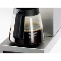 Melitta Kaffeemaschine M 170 M, 20348, Mit Glaskanne, 14 Tassen, Silber-schwarz -Melitta a52ec408bbd1debb8f8f6277a026767abd81bb89 kaffeemaschine melitta m 170 m 20348