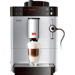Melitta Kaffeevollautomat »Passione® One Touch F53/1-101, Silber«, Tassengenau Frisch Gemahlen, Service-Taste Für Entkalkung & Reinigung -Melitta af18630b6609ed4474bdeed04c1e4064