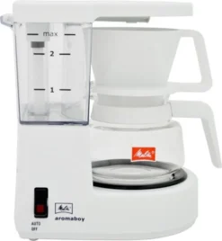 MELITTA Kaffeeautomat Aromaboy 1015-01 1-2Tassen 650Watt Weiß -Melitta b0f5576501407b98d018ffb34610cc0d