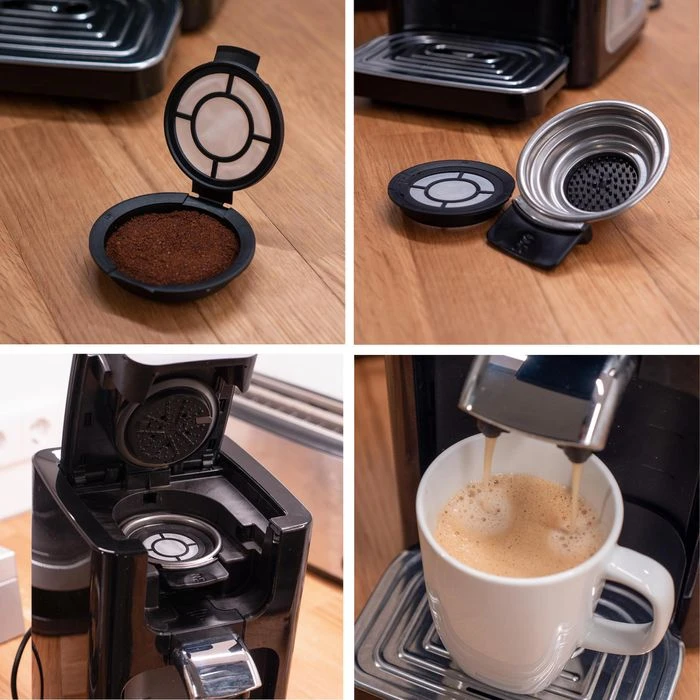 Melitta Kaffeefilter 180424 Padfilter Für Senseo, Kunststoff, Dauerfilter, Befüllbar, 2 Stück – Bild 2