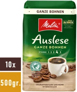 MELITTA Auslese Ganze Bohnen Für Filterkaffee 10x500 G Kräftig Mit Rundem Aroma -Melitta b4c8c397de700e68299901e1c4be902d 1