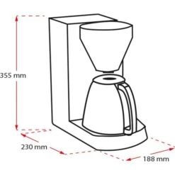 Melitta Kaffeemaschine 1017-06 Enjoy Therm, Kunststoff, Schwarz, 8 Tassen -Melitta c5d93f6b253d8e600364190387d0f8f3e1412c6d kaffeemaschine melitta 1017 06 enjoy therm