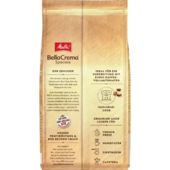 MELITTA Ganze Kaffeebohnen BellaCrema Speciale 1100g Milder Geschmack Stärke 2 -Melitta c9c56f4ce9a806a272b53193bae7a9cf