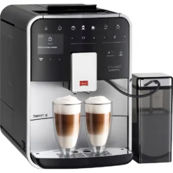 Melitta Kaffeevollautomat »Barista TS Smart® F850-101, Silber«, 21 Kaffeerezepte & 8 Benutzerprofile, 2-Kammer Bohnenbehälter
