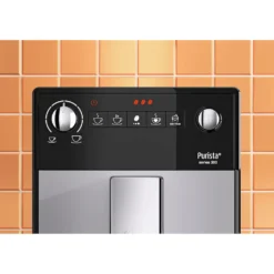 Melitta Kaffeevollautomat »Purista® F230-101, Silber/schwarz«, Lieblingskaffee-Funktion, Kompakt & Extra Leise -Melitta d92093d1350ac0bcec0447c012872676