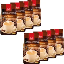 Melitta Kaffee BellaCrema LaCrema Ganze Bohne, Mittelstarke Kaffeebohnen, 8er Pack, 8 X 1000g -Melitta dfb4316e3371dd38bff6767ae8318e0a