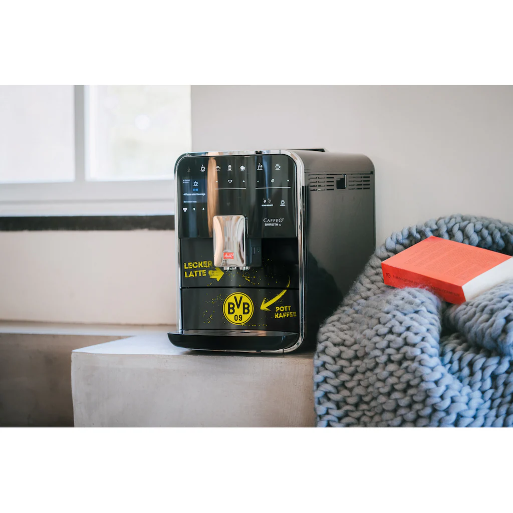 Melitta Kaffeevollautomat »Barista TS Smart® BVB-Edition«, Für Fans Des Borussia Dortmund, 21 Kaffeerezepte & 8 Benutzerprofile 4 Melitta Kaffeevollautomat »Barista TS Smart® BVB-Edition«, Für Fans Des Borussia Dortmund, 21 Kaffeerezepte & 8 Benutzerprofile – Bild 2