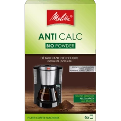 Melitta Anti Calc Bio Pulver Für Filterkaffeemaschinen, 6x20g
