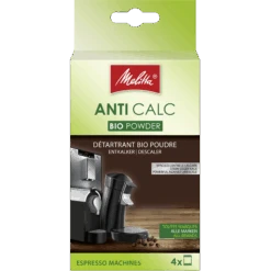 Melitta Anti Calc Bio Pulver Für Kaffeevollautomaten, 4x40g