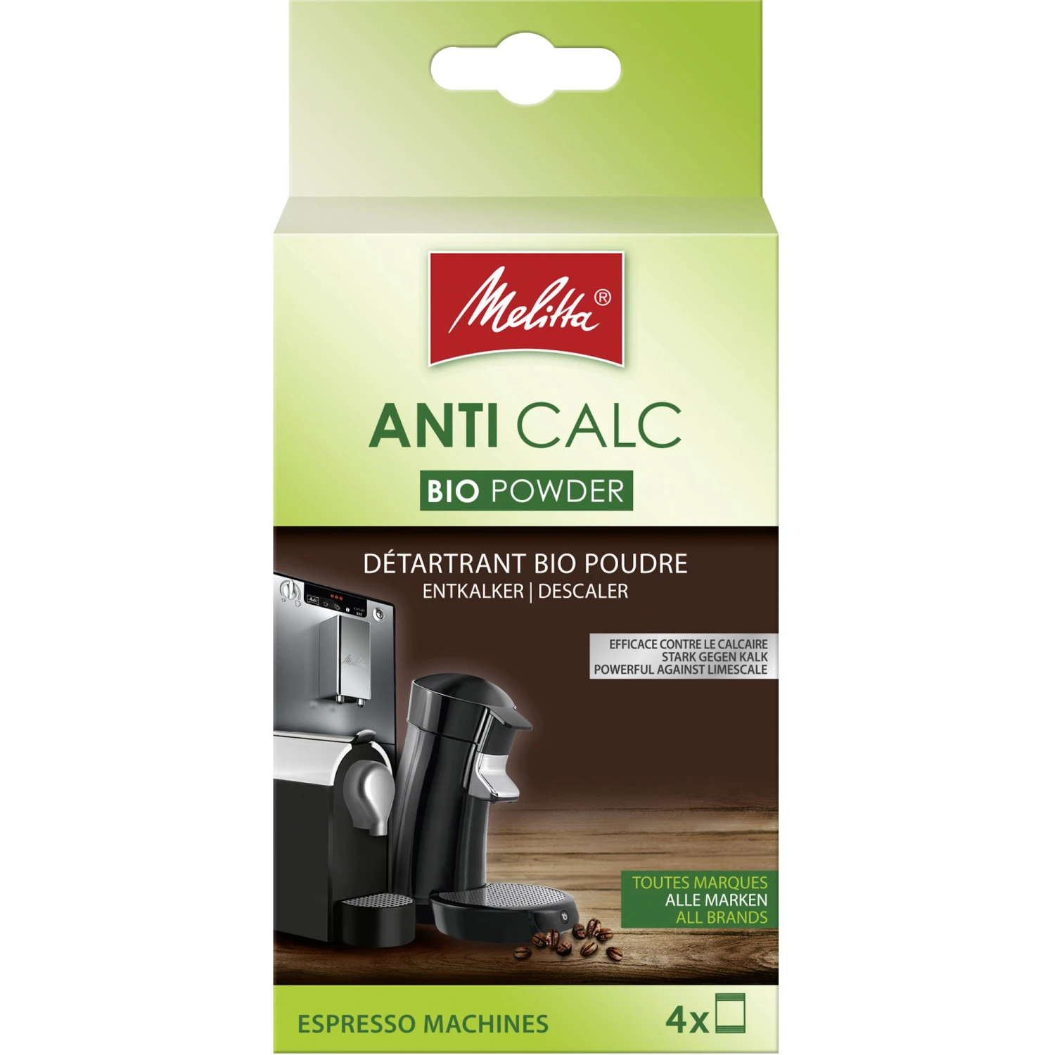 Melitta Anti Calc Bio Pulver Für Kaffeevollautomaten, 4x40g 3 Melitta Anti Calc Bio Pulver Für Kaffeevollautomaten, 4x40g