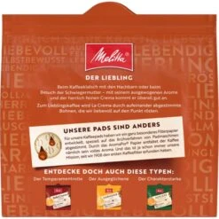 Melitta Kaffeepads BellaCrema La Crema, 16 Pads 7 Melitta Kaffeepads BellaCrema La Crema, 16 Pads -Melitta f0bc8fc08a9cded491f3481688cdd4acd2d24449 kaffeepads melitta bellacrema la crema
