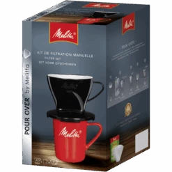 Kaffeefilter 1x2® Schwarz & Melitta® Porzellanbecher -Melitta handfiltration melitta porzellanbecher kaffeefilter 1x2 standard set 6761197 2