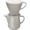 Melitta Kaffeefilter Aus Porzellan 1x4® & Porzellankanne 0,6L Grau -Melitta handfiltration melitta porzellanfilter porzellankanne grau 6768456