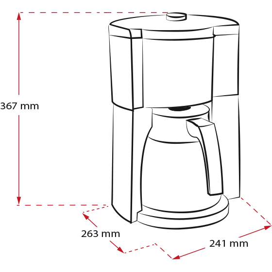 Melitta LOOK® Therm Timer | Filterkaffeemaschine 10 Melitta LOOK® Therm Timer | Filterkaffeemaschine – Bild 8