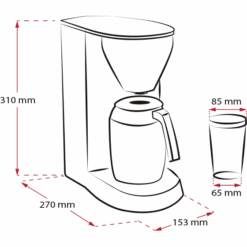 Melitta Single 5® Therm | Filterkaffeemaschine -Melitta kaffeemaschine melitta single5 therm kaffeemaschine schwarz edelstahl therm 6729615 20