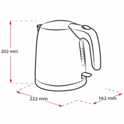 Melitta Prime Aqua Mini | Wasserkocher -Melitta wasserkocher melitta prime aqua mini schwarz 6772300 40