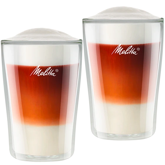 Melitta Doppelwandige Latte Macchiato-Gläser 3 Melitta Doppelwandige Latte Macchiato-Gläser