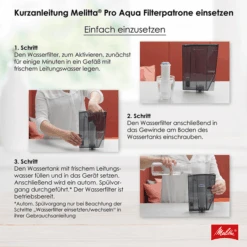 Melitta PRO AQUA Filterpatrone Für Kaffeevollautomaten -Melitta zubehoer melitta proaqua filterpatrone wasserfilter kaffeevollautomaten 6778754 6
